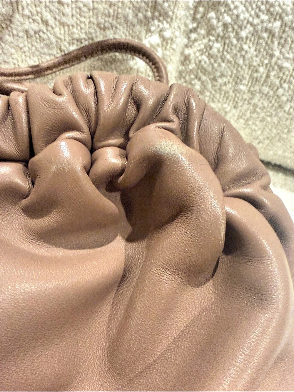 Mansur Gavriel Mini Cloud Pouch in Biscotto - Picture 5 of 8